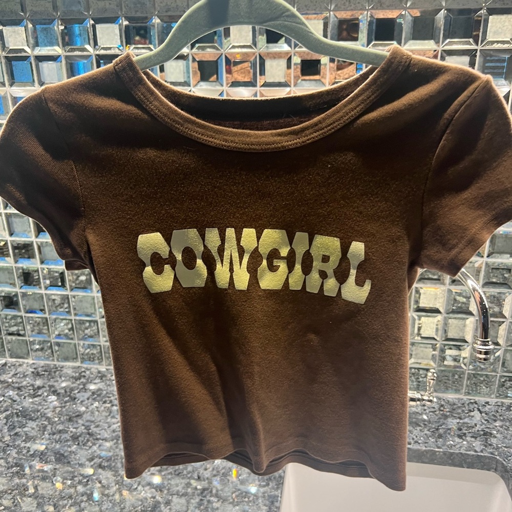Brandy Melville Cowboy Baby Tee
